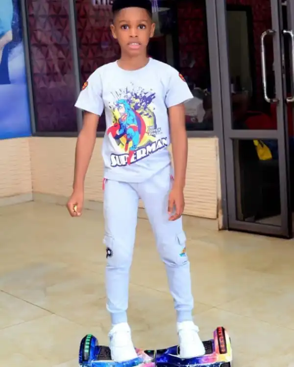 Actress Angela Okorie Shares Cute Photos Of Her Son